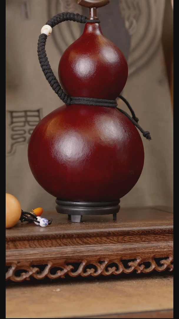 268号精品天然大漆酒葫芦一物一拍~