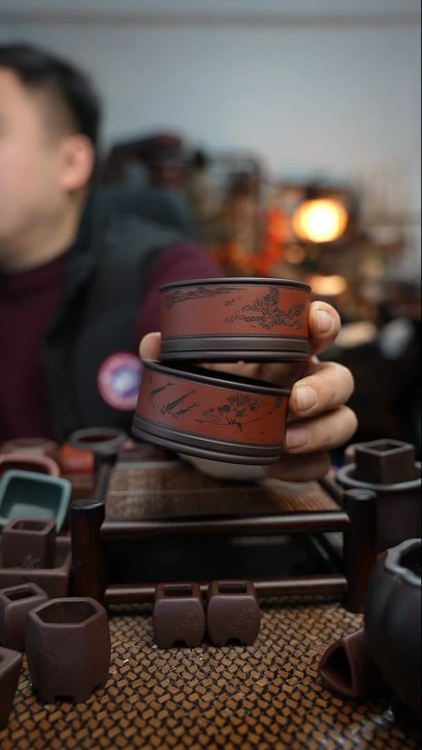 【闪购商品】紫砂花盆長木軒精品紫砂