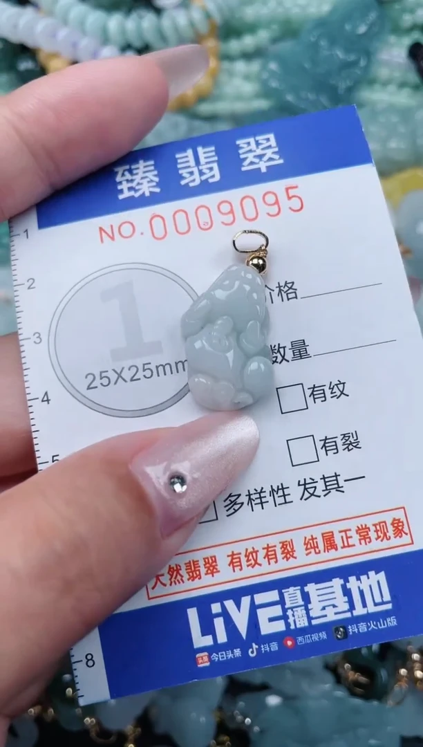 翡翠未镶嵌颈饰 .0009095