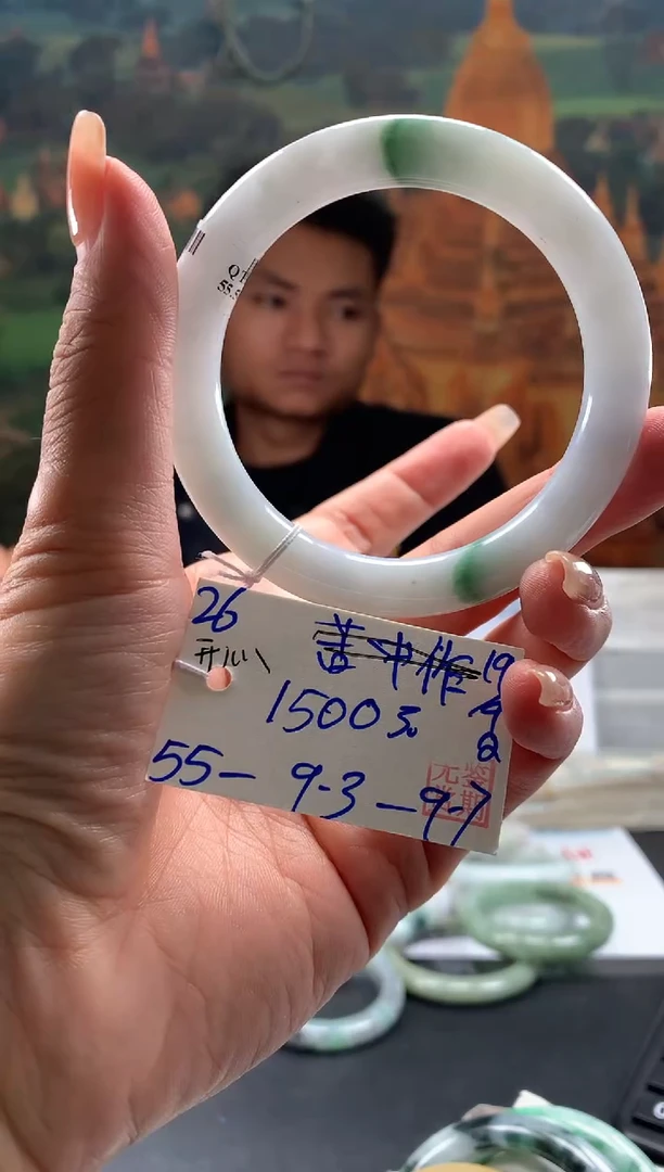 未镶嵌手镯翡翠开*翡翠手镯 下单联系小耳机#26