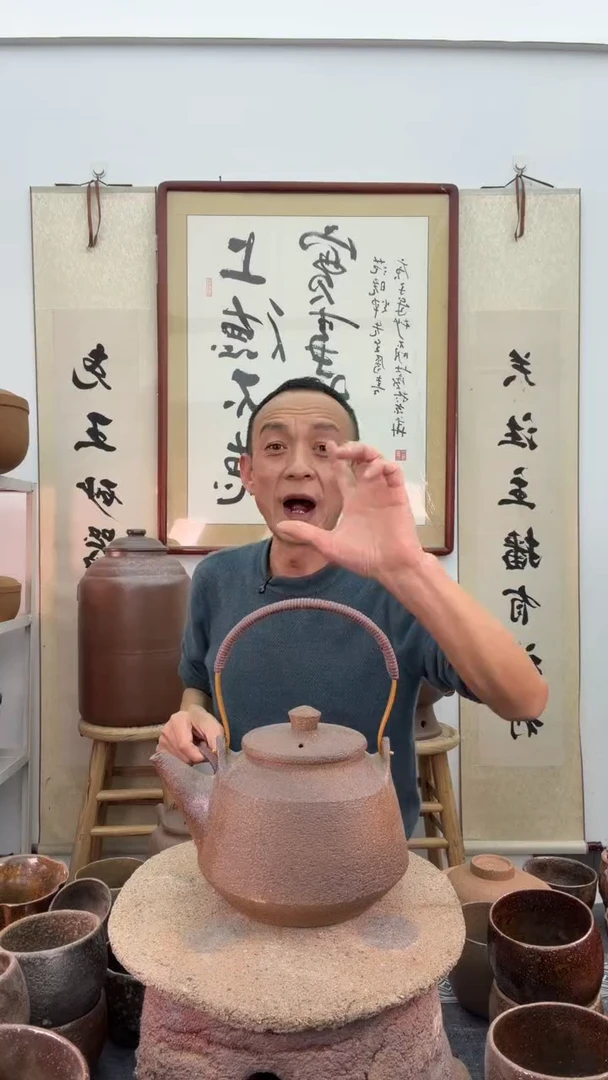 手工小菱角提梁壶非遗技艺850毫升+1斤大叶