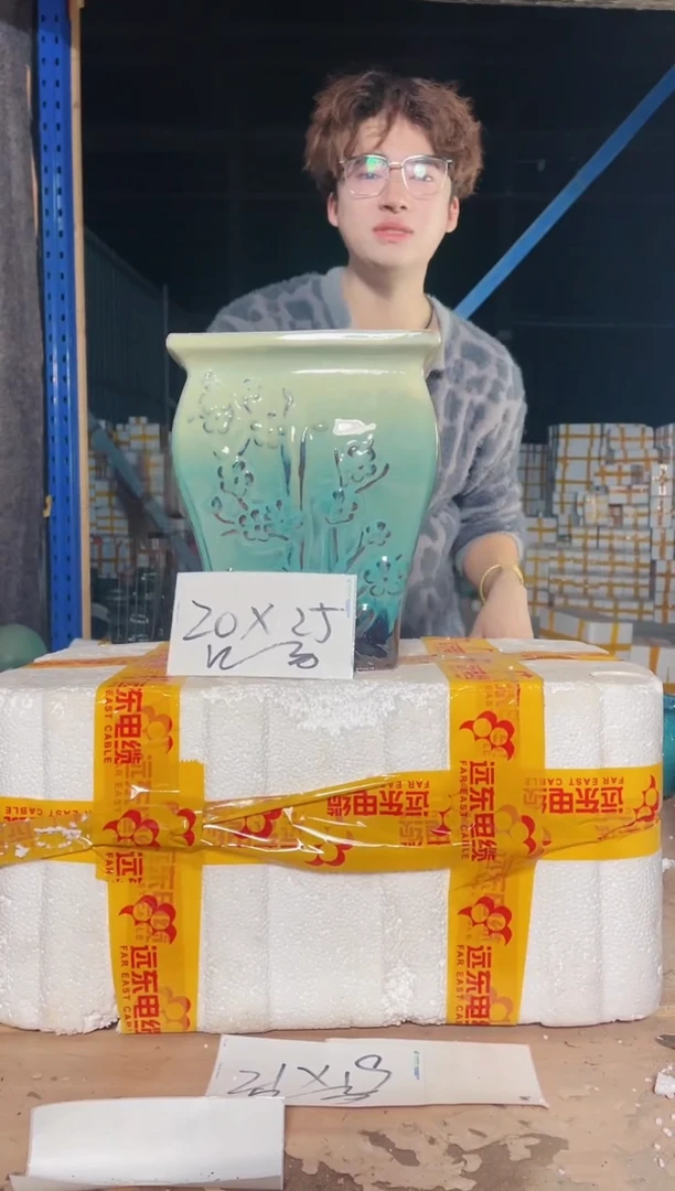 紫砂花盆宜兴紫砂粗陶花盆20-25