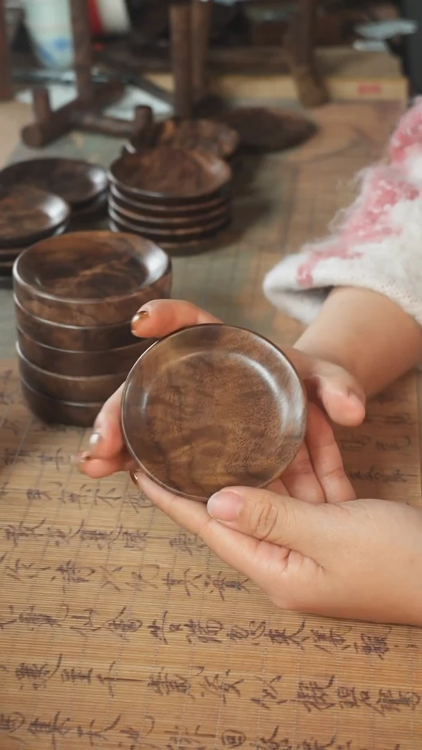 北美黑胡桃木茶盘447