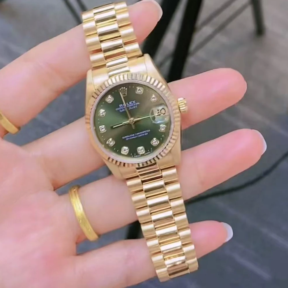 99新 Rolex/劳力士 日志/68278/自动机械/31mm/原钻翻写/单表拆单