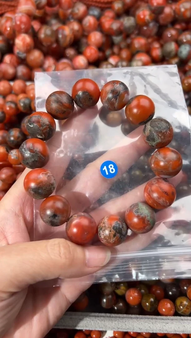 南红玛瑙手串未镶嵌2****光16