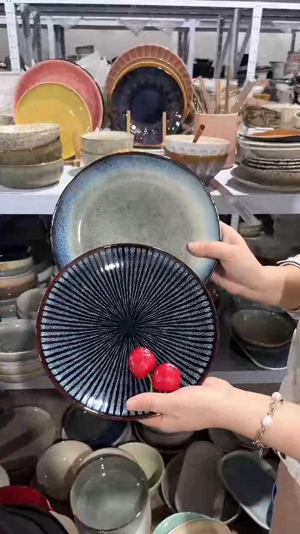 【闪购商品】瓷片外贸尾货瑕疵满20包邮X2 小盘组合