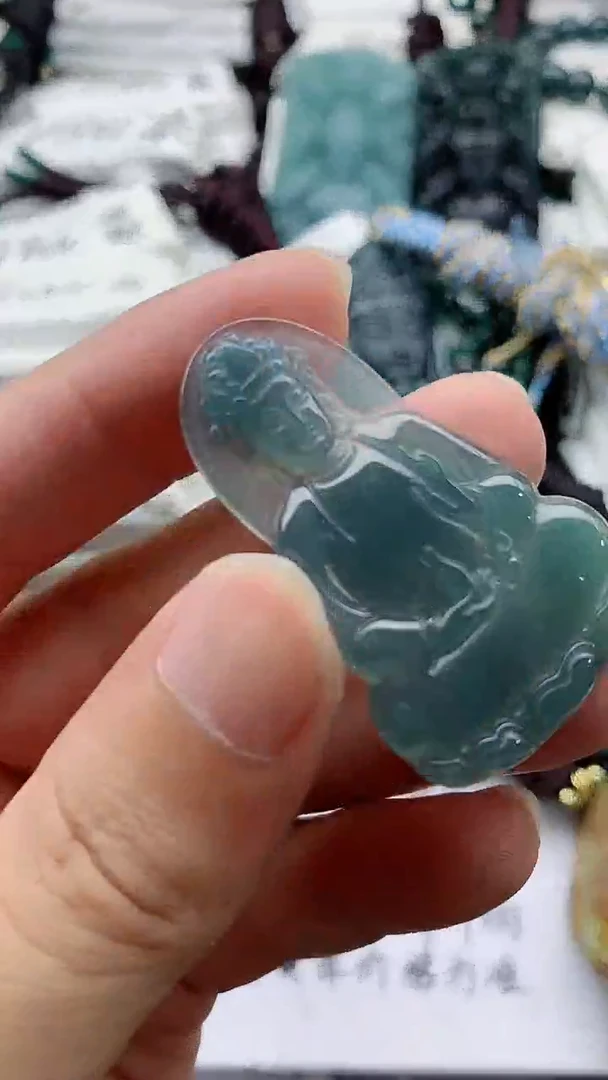 翡翠未镶嵌颈饰888