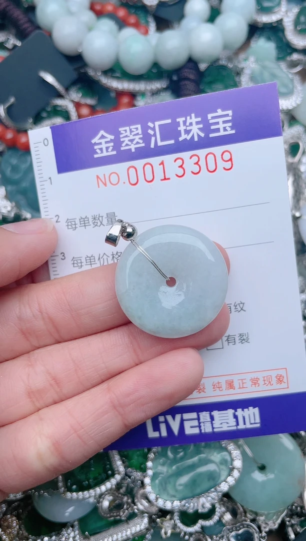 【闪购商品】翡翠颈饰未镶嵌13309.......1