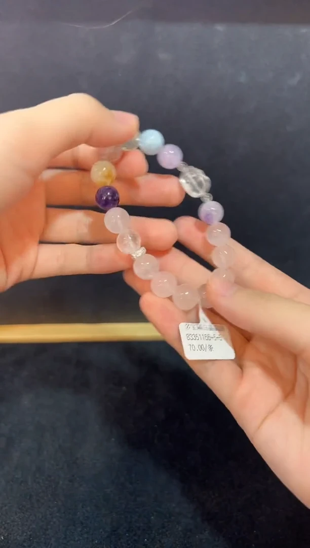 水晶手串未镶嵌貔貅水晶设计款手串一条