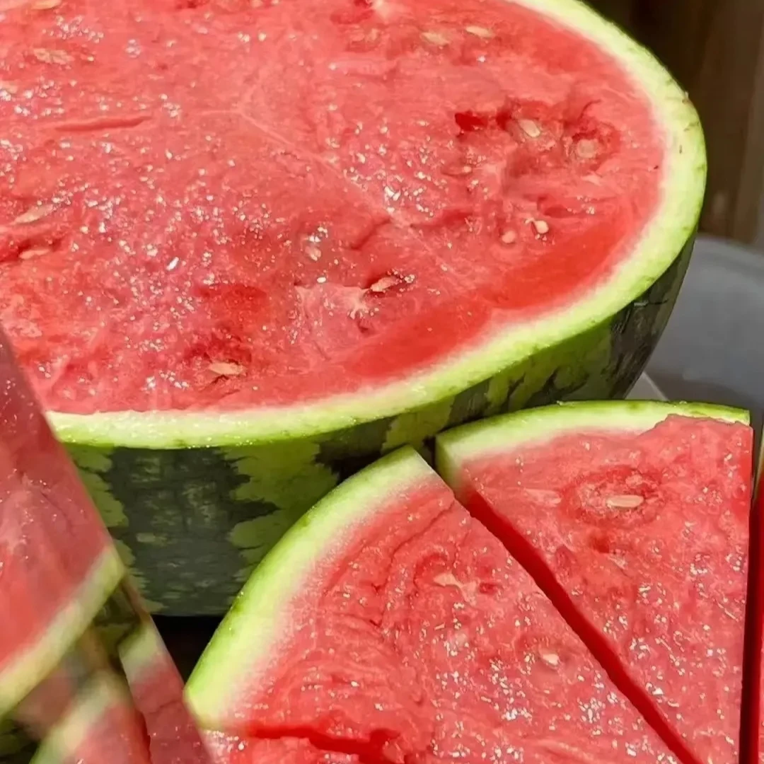 【鹏程甄选】甘肃麒麟西瓜（软白籽） 粉红瓤介意勿拍甘肃省
