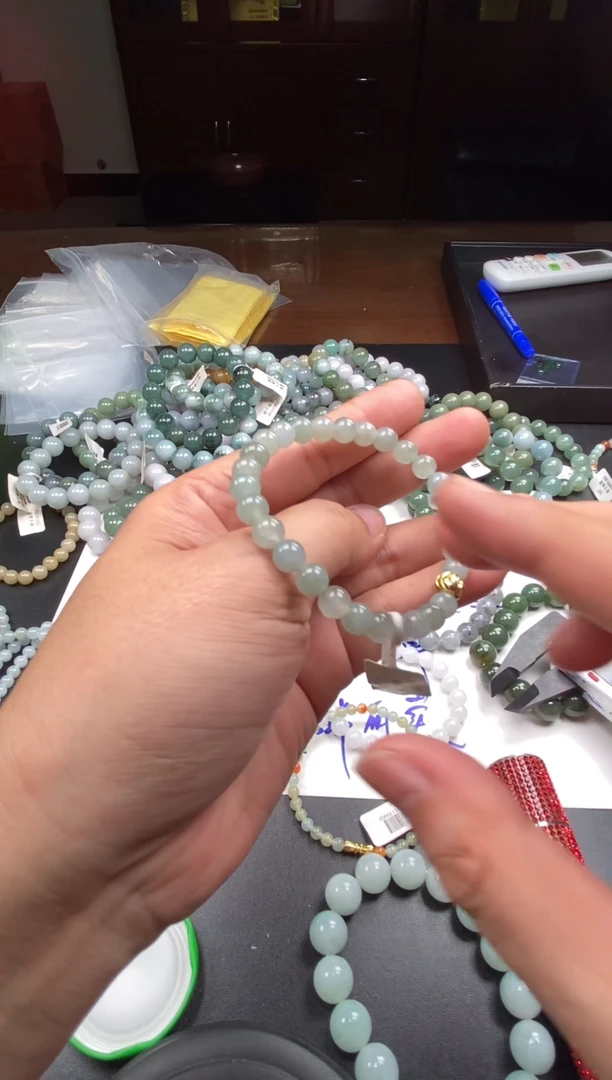 未镶嵌手串翡翠天然翡翠手串3