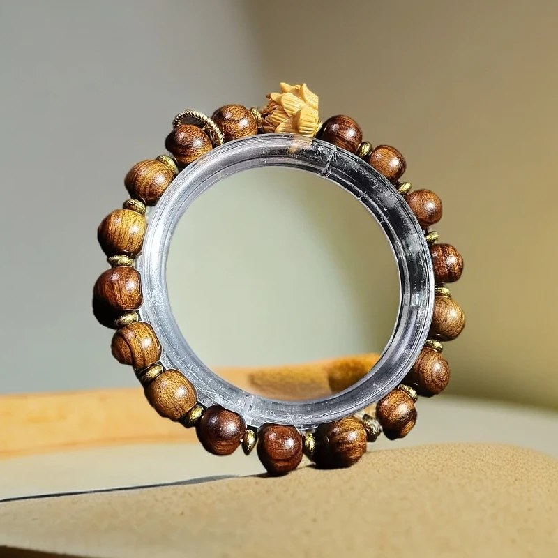 A508缅甸花梨卡1.0直切DiY单圈手串