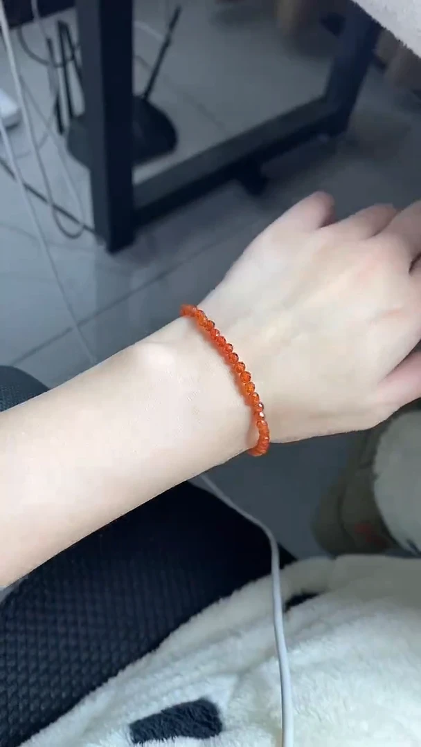 【闪购商品】石榴石（芬达石）手链未镶嵌诗宁甄选珠宝SYZB90