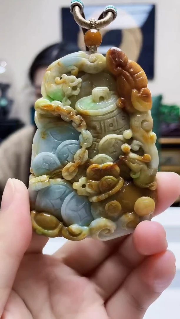 未镶嵌定制翡翠吊坠39