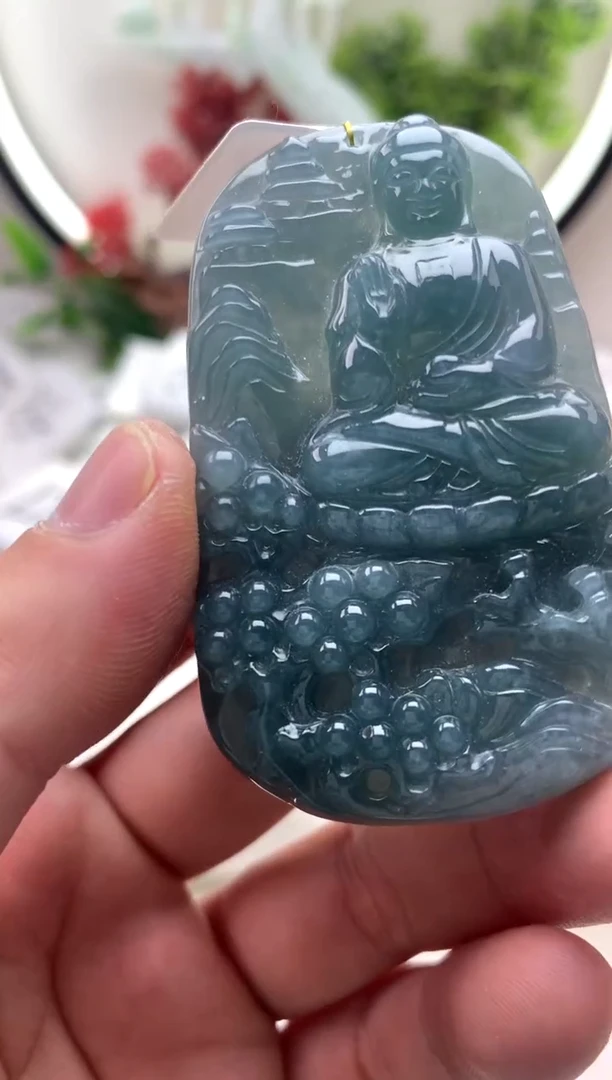 【闪购商品】翡翠颈饰未镶嵌阿弥陀佛