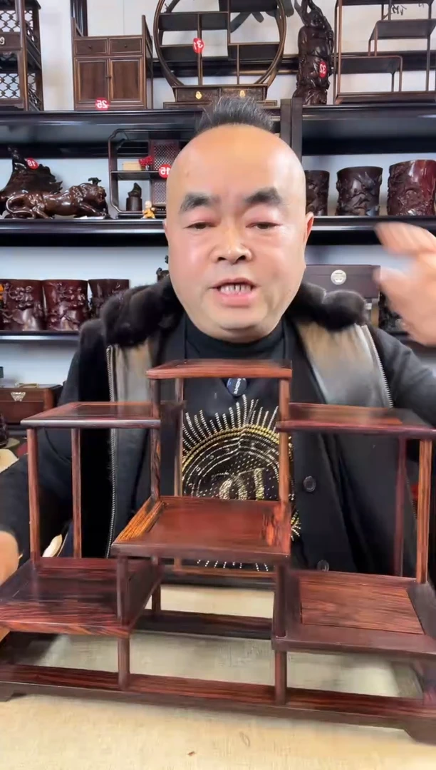 木老李红木工艺品98瑕疵