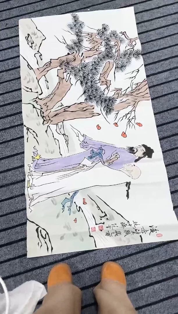 精品国画人物作品