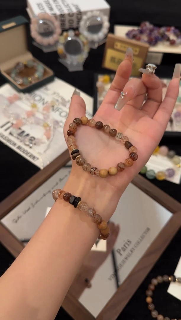 合金手链水晶黑金超x2654