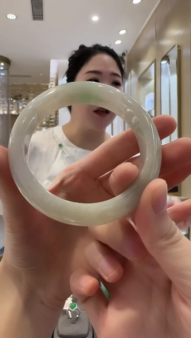 未镶嵌手镯翡翠55  圈口56-57