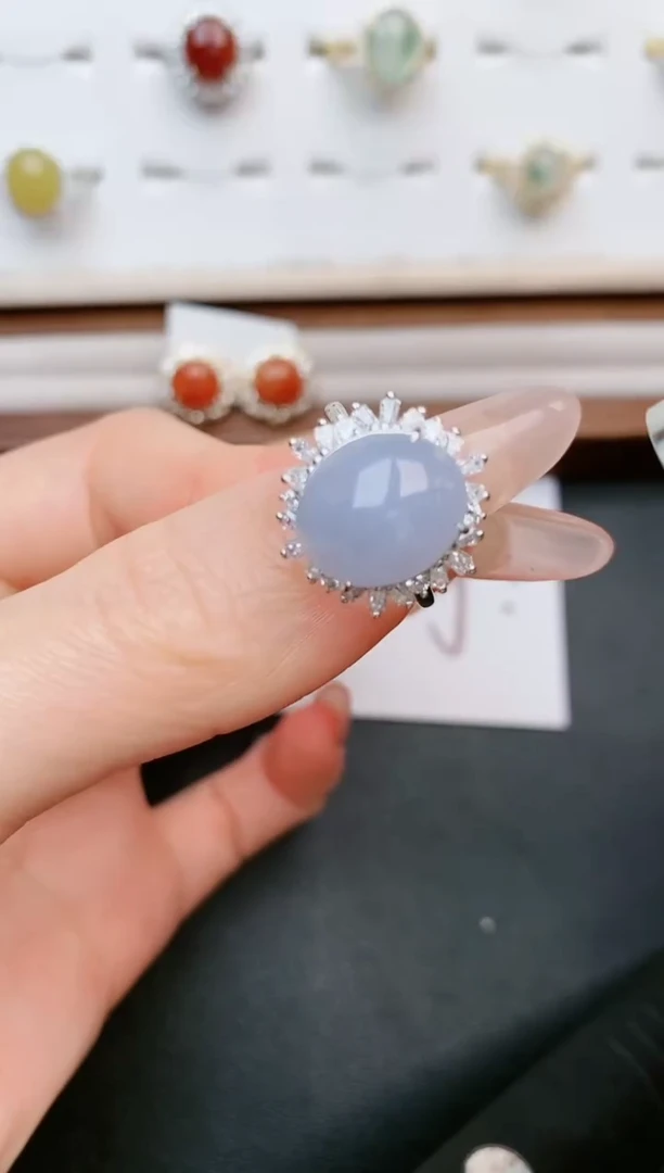 【闪购商品】翡翠戒指银S925镶嵌.....