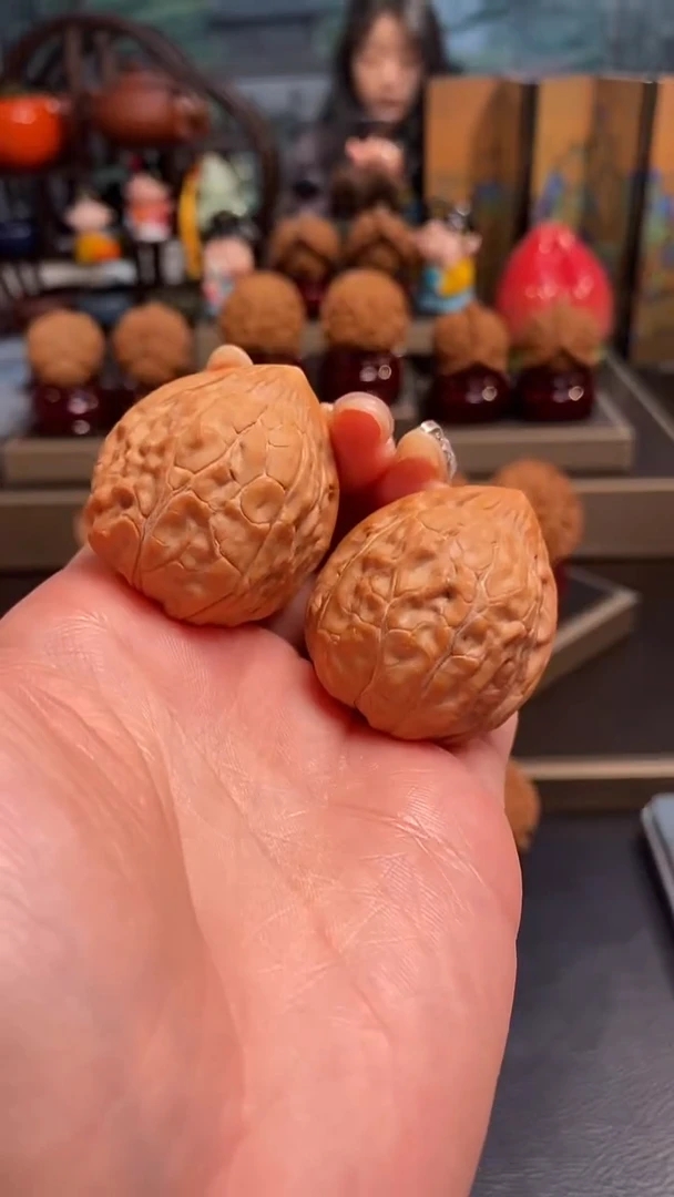 【闪购商品】文玩核桃把件H485龟甲纹34