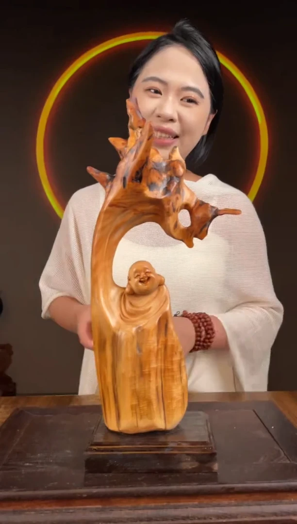 柏木（崖柏）手工摆件,先抢先得! 编号:163