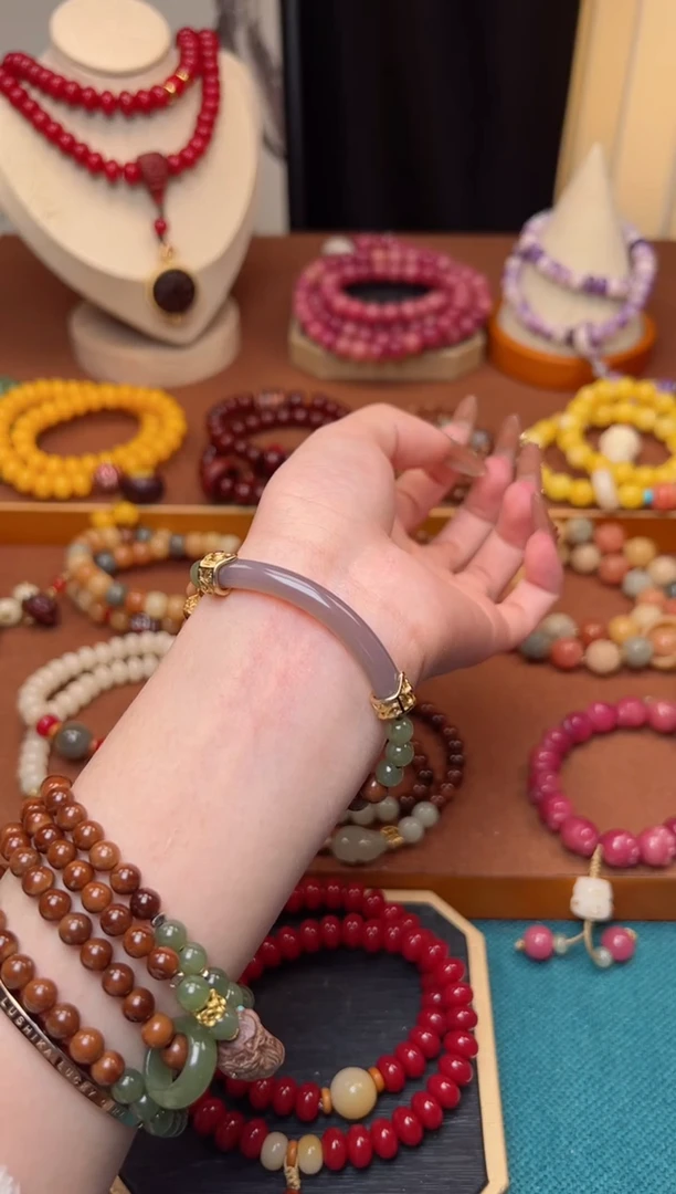 【闪购商品】库克手串未镶嵌库克半镯单圈