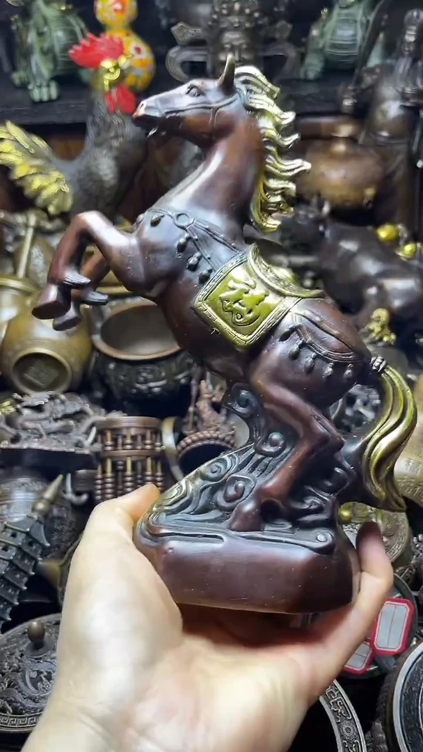 闪购链接，点击下单，有运费险，铜摆件