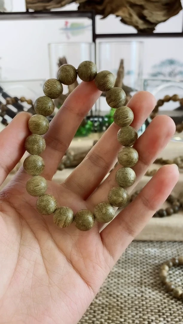 手串沉香正区文莱百年软丝老料11+Mm手串