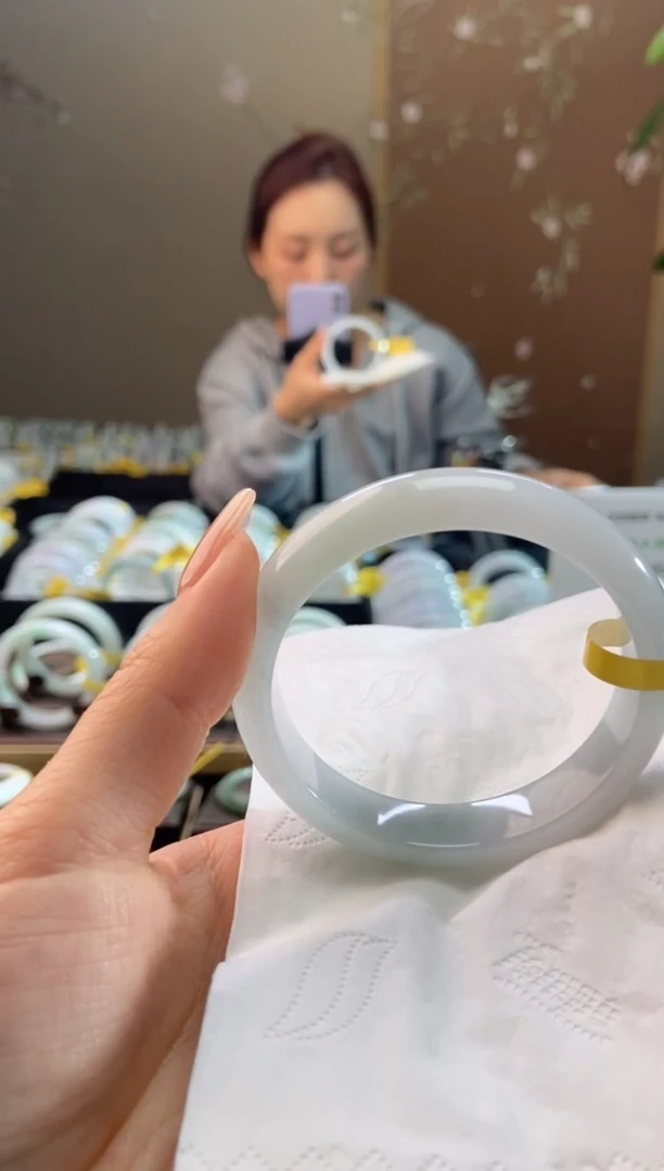 未镶嵌手镯翡翠54.9圈口t