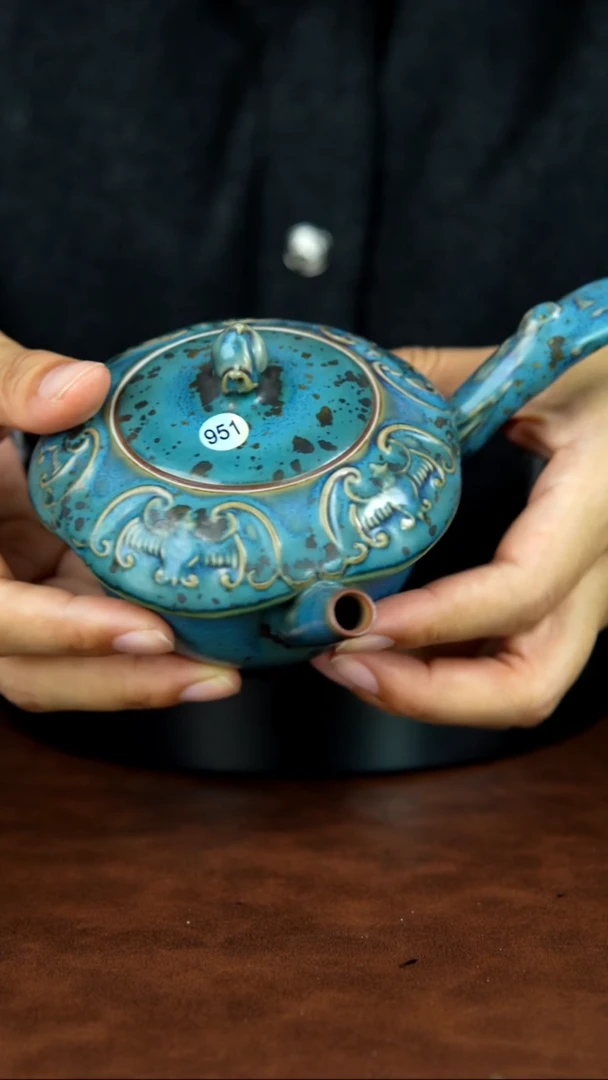 951号/禹州神垕特产】原矿原产地钧瓷茶具