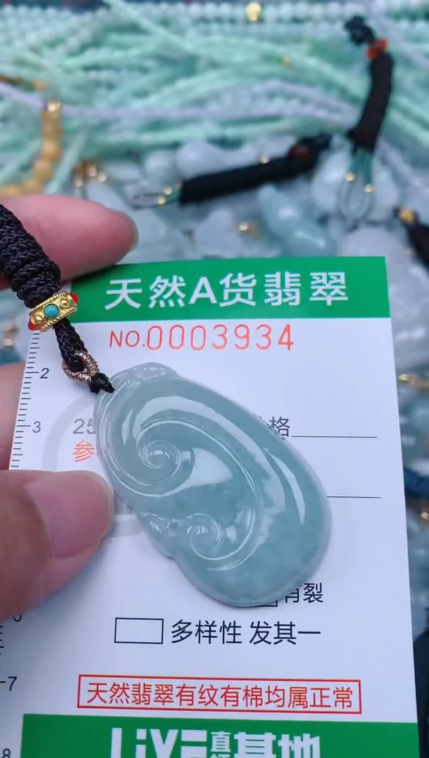 翡翠未镶嵌颈饰.0003934