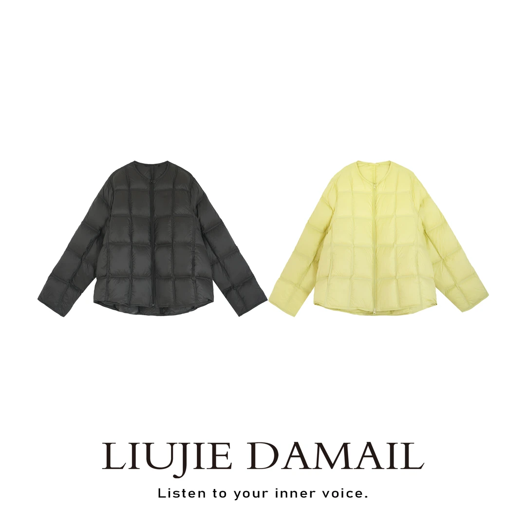 泡芙羽绒服/liujie/冬季保暖设计感简约百搭羽绒服