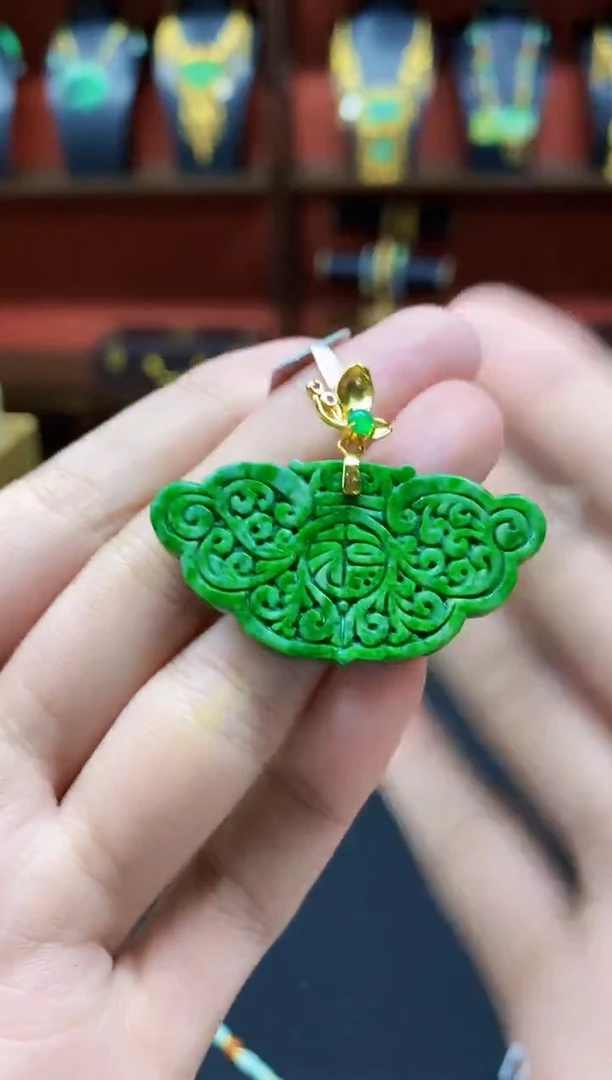 颈饰未镶嵌翡翠翡翠吊坠