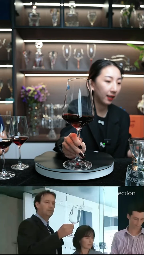 水晶平底款6支红酒杯350ml
