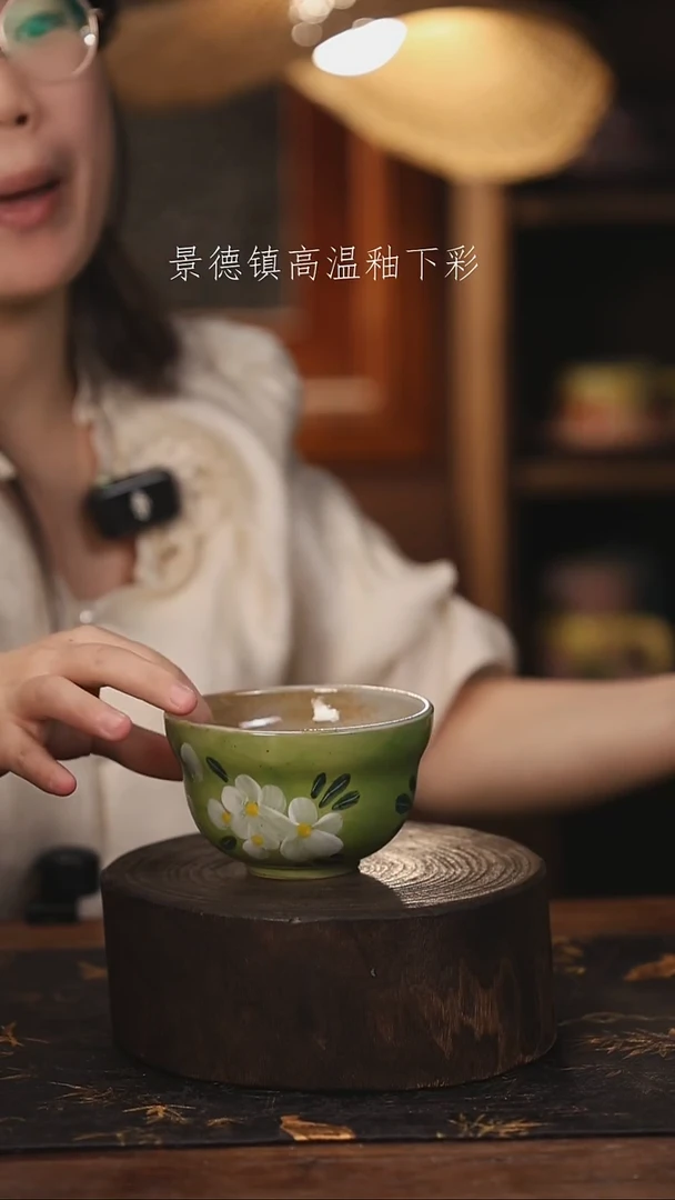 陶瓷景德镇高温釉下手绘陶瓷@L301@