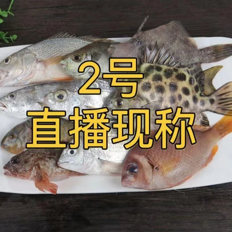 直播现称鱼2号斤数以直播间为准【保鲜不保活】2-3-4两/只