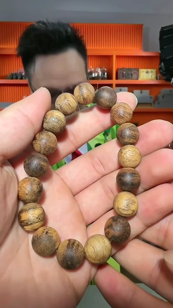 沉香手串32号单圈海南多样性发一