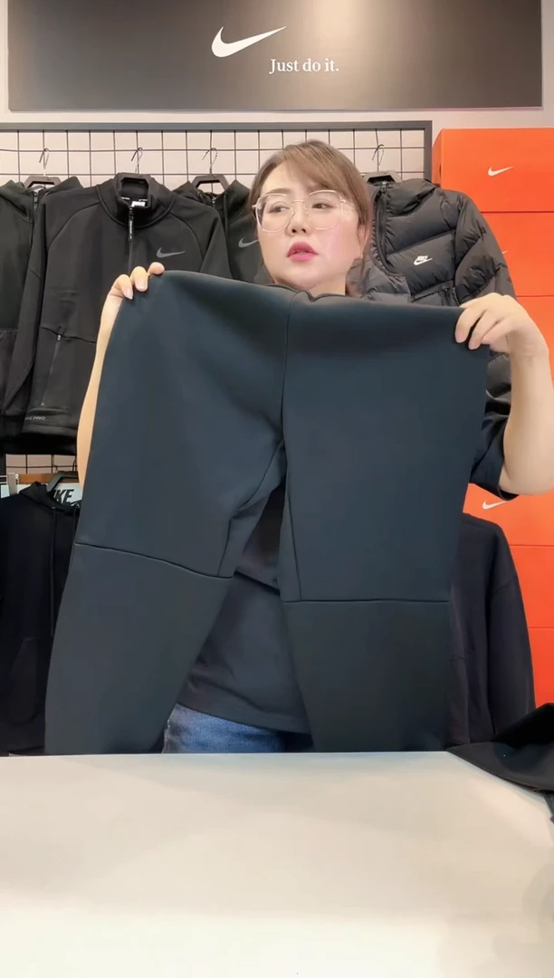 2123 华夫格子长裤L码130-150斤 不退换