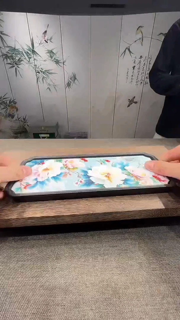 花开富贵吸水茶盘TJ134