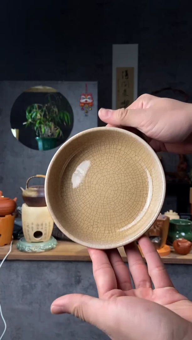 【闪购商品】全手工原矿潮州开片壶承