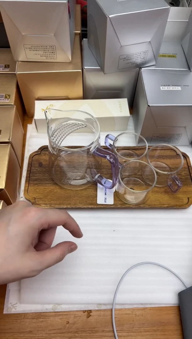 风谜新月茶器紫+风谜臻悦杯紫