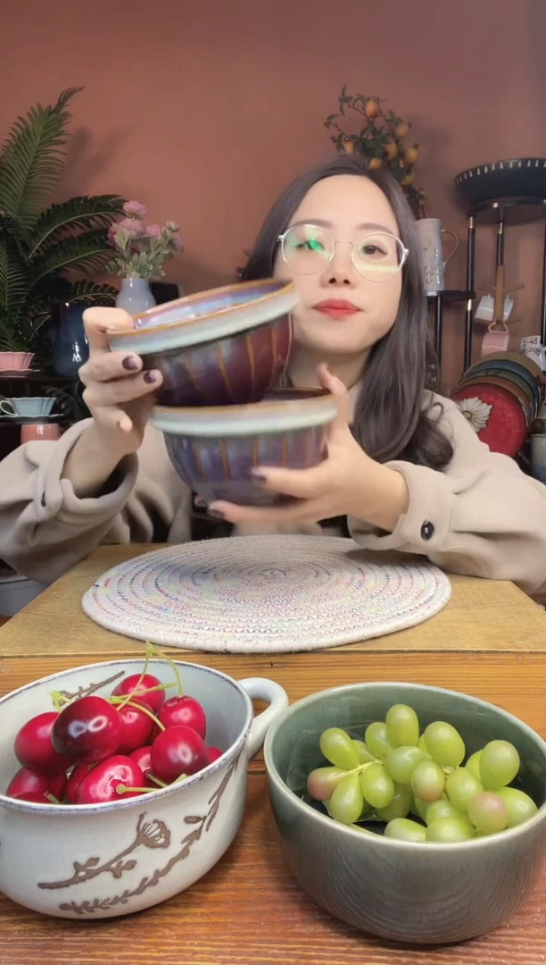 陶瓷5.3英寸大号米饭碗 2件 微瑕疵