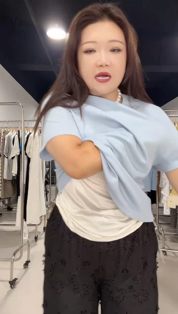 346-蓝色短袖····