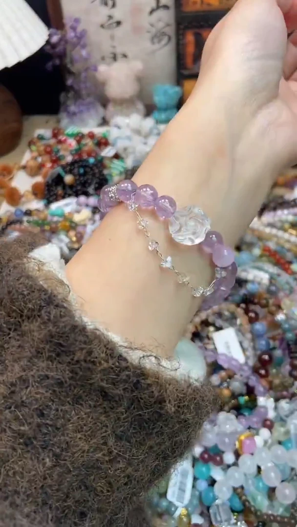 未镶嵌手链紫晶389