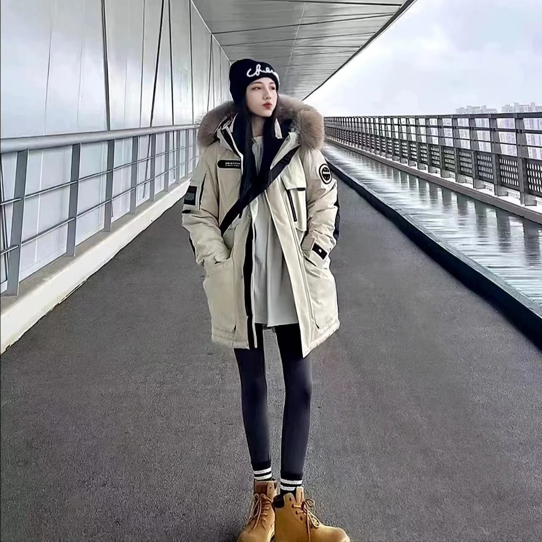 【仓库直发】短款极寒工装情侣款羽绒服