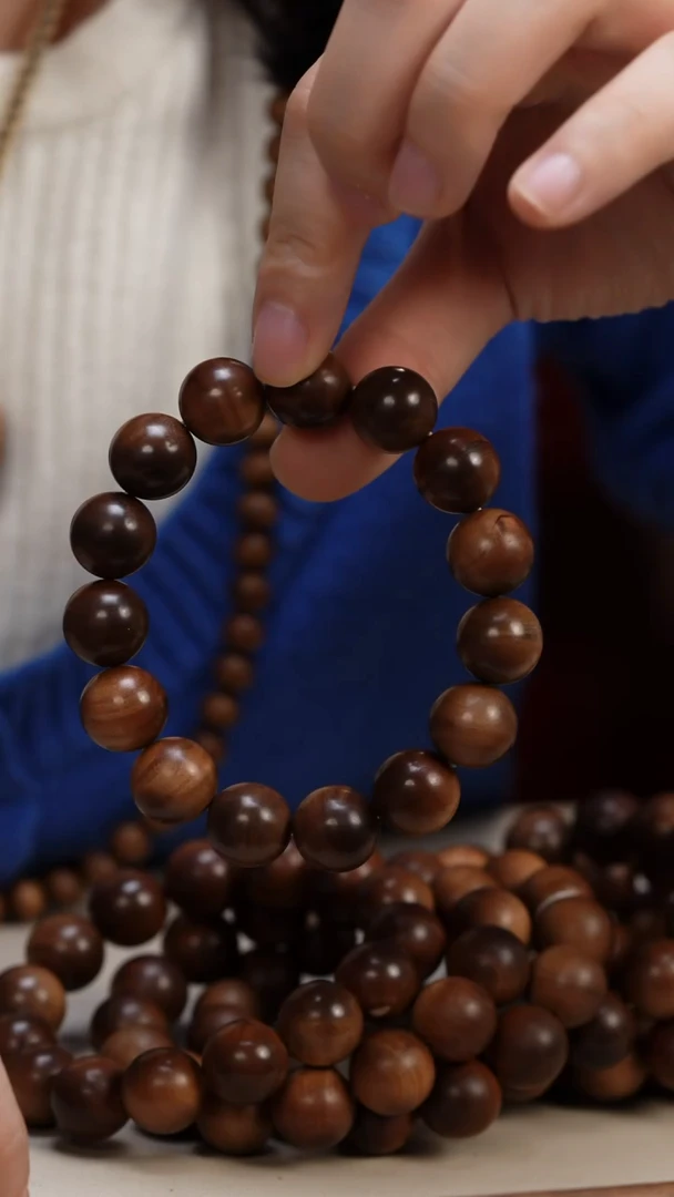 檀香木手串/手链老山檀1.5圆珠多样式发其一供奉料沉水留疤微瑕