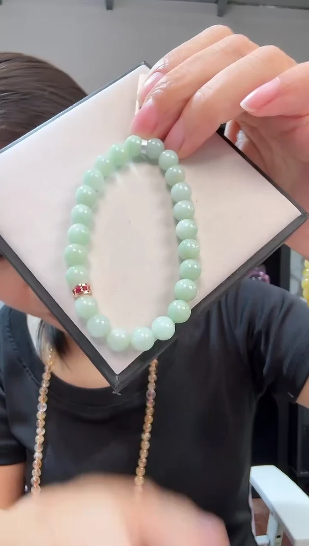 未镶嵌手链翡翠优6313 约7mm 多样性发一件