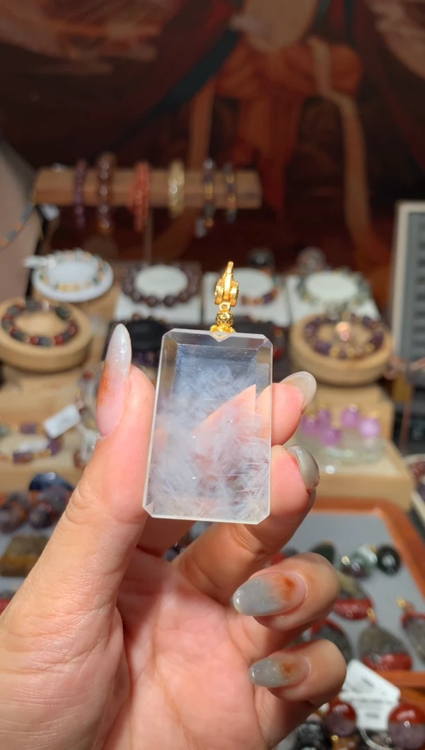 未镶嵌珠宝半成品水晶蓝针无事牌多样性发其2