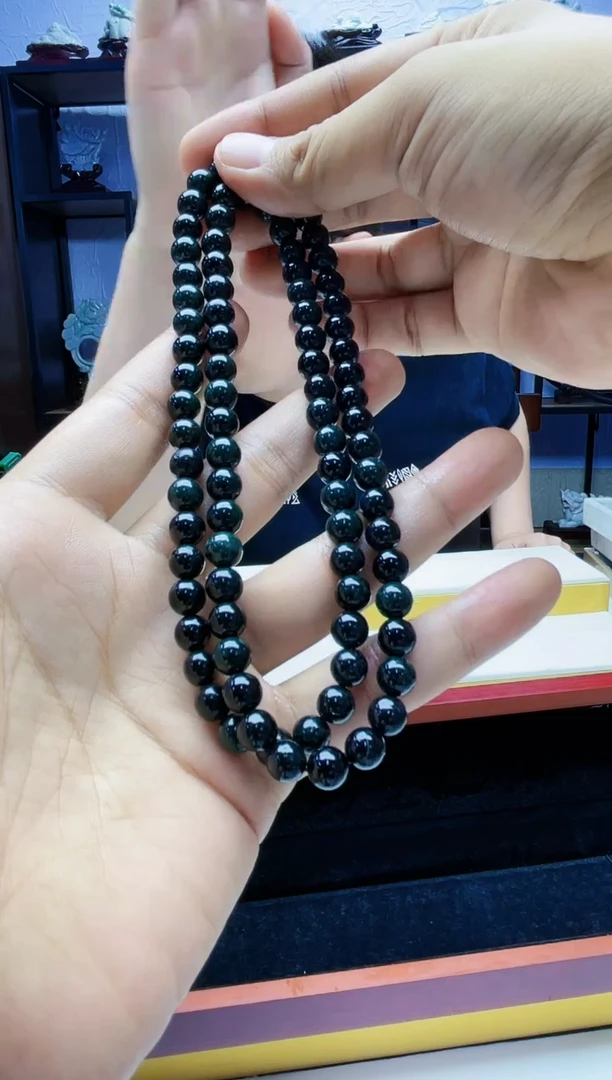 翡翠未镶嵌颈饰06010006多样性发其一